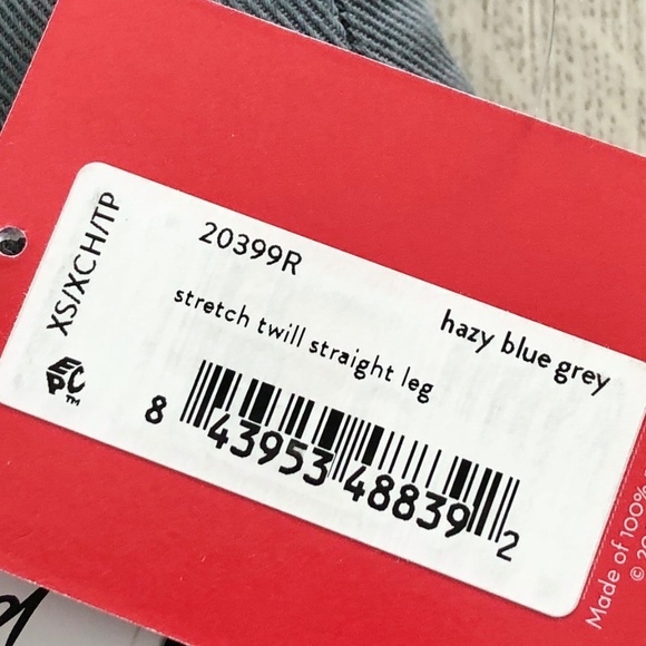 SPANX Stretch Twill Straight Leg Pants, Womens, Hazy Blue‎ Grey Size XS, NEW - Picture 11 of 14